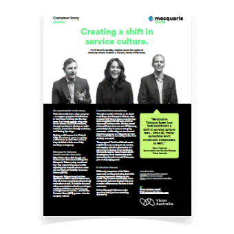 Vision Australia case study Vision Australia case study