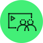 Virtual meetings icon